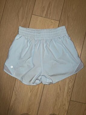 lululemon athletica Pale Blue Athletic Shorts